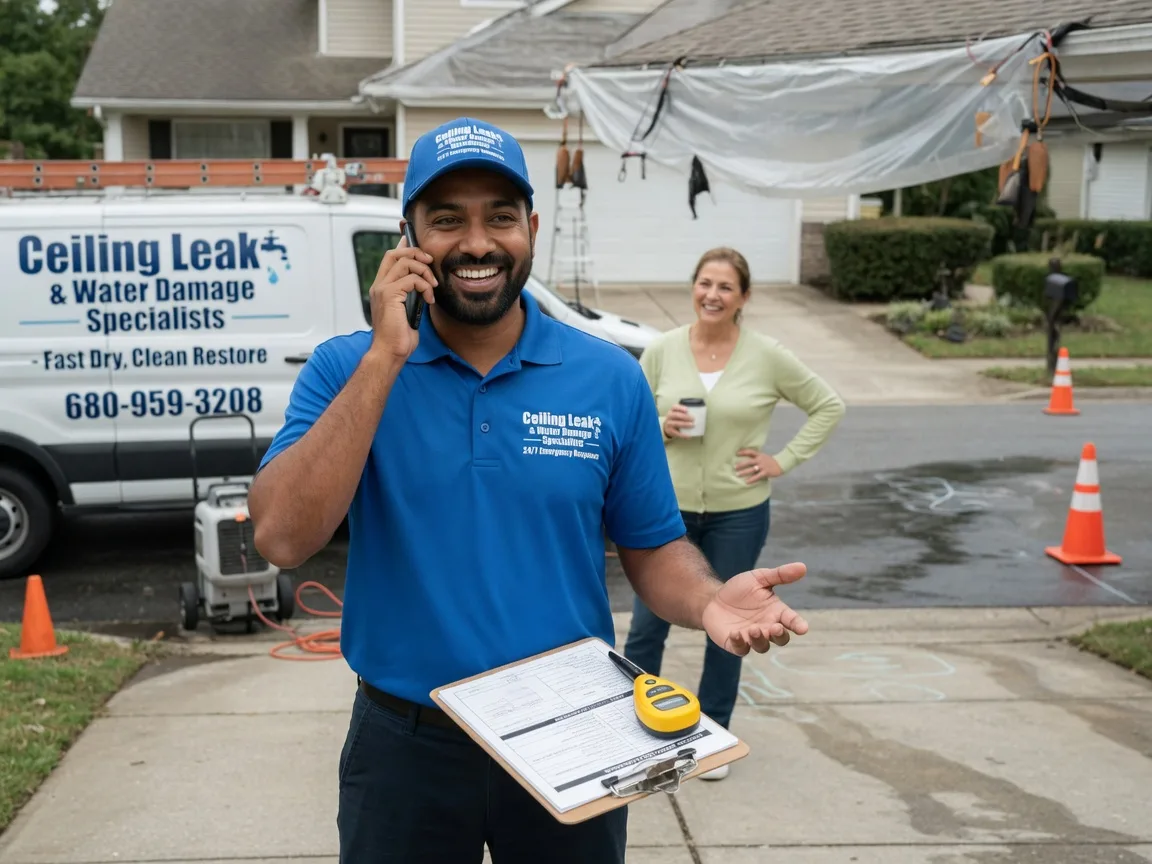 Ceiling Leak Cleanup Hubbell, NE FAQs